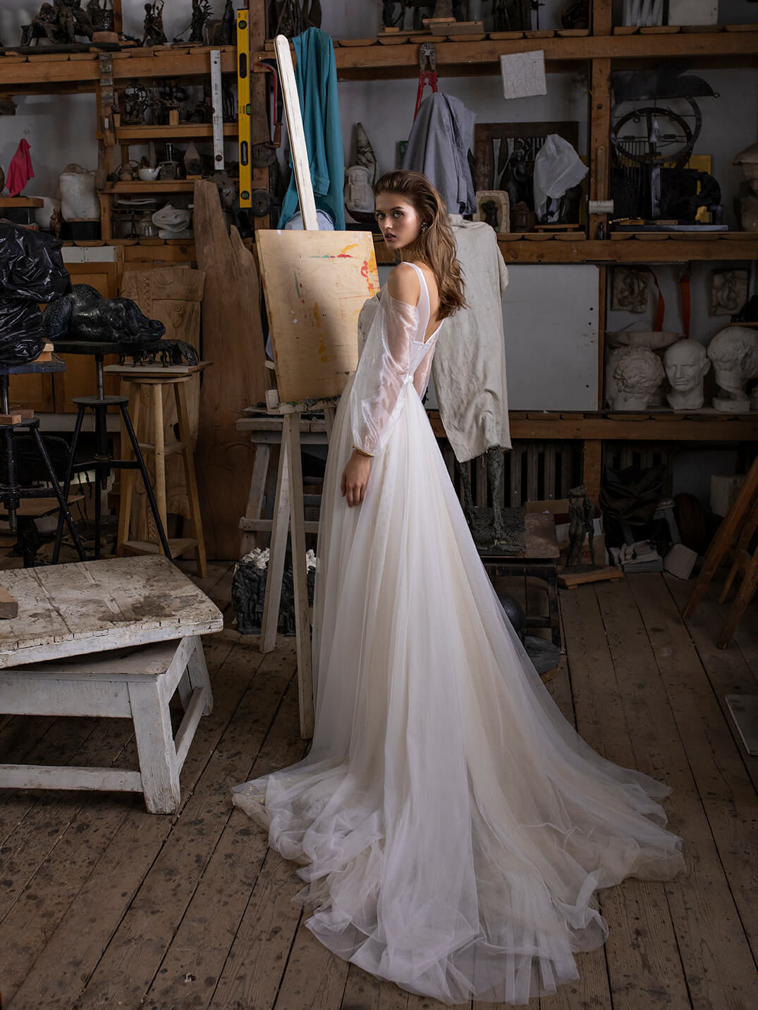 A-Line wedding dress Solea by Rara Avis at Dell'Amore Bridal, Auckland, NZ 2