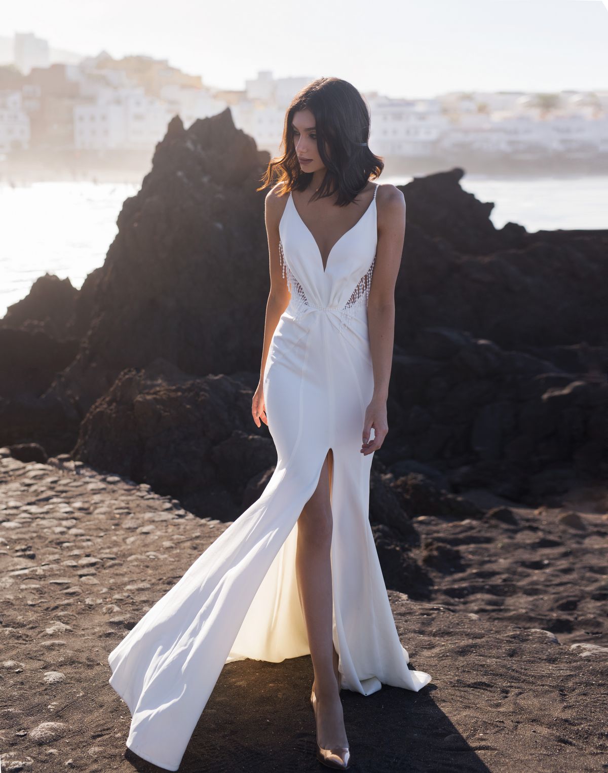 Rara Avis fit and flare wedding dress Andra at Dell'Amore Bridal, NZ.2